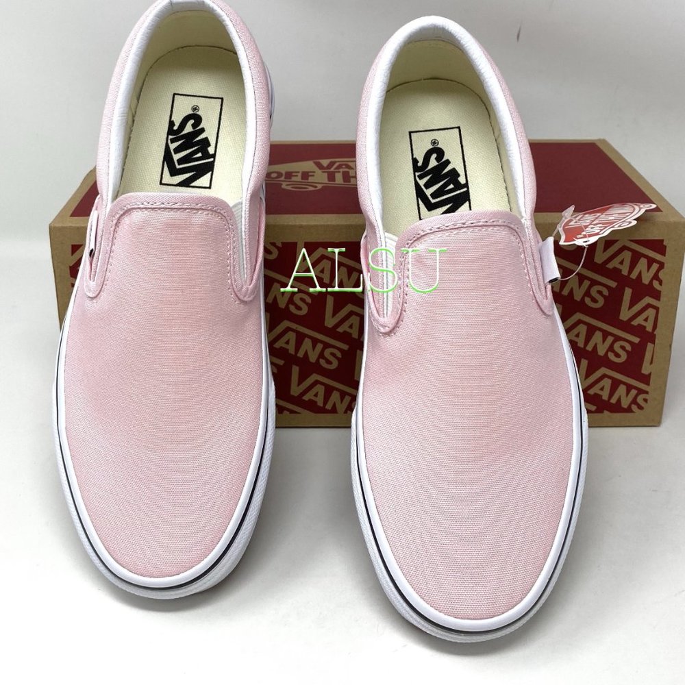VANS Classic Slip-On Canvas Blushing Pink Women's VN0A4BV3TC3 - Picture 3 of 9
